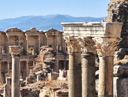 The journey of Saint Paul to Ephesus